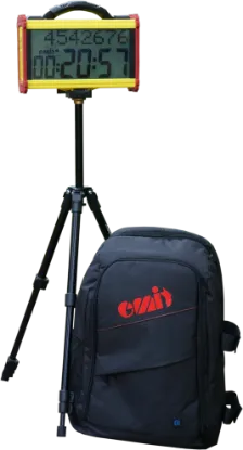 SPORTident eClock on tripod