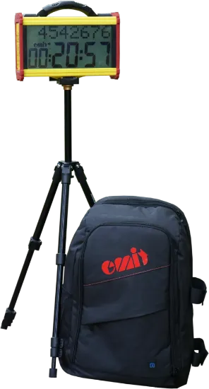 SPORTident eClock on tripod